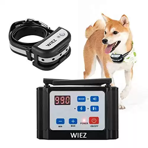 WIEZ Wireless Dog Fence Electric & Training Collar