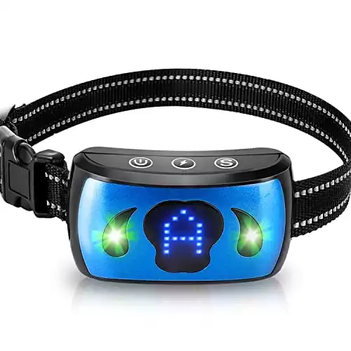 AAPOZZ Rechargeable Bark Collar